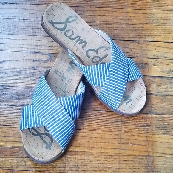 Sam Edelman Hattie Crisscross Slide Sandals - Picture 2 of 5